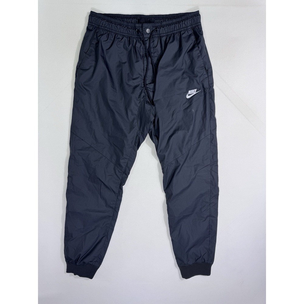 Nike Sportswear Windrunner Jogger Pants Mens M Black Mesh Lined Track 898403-011